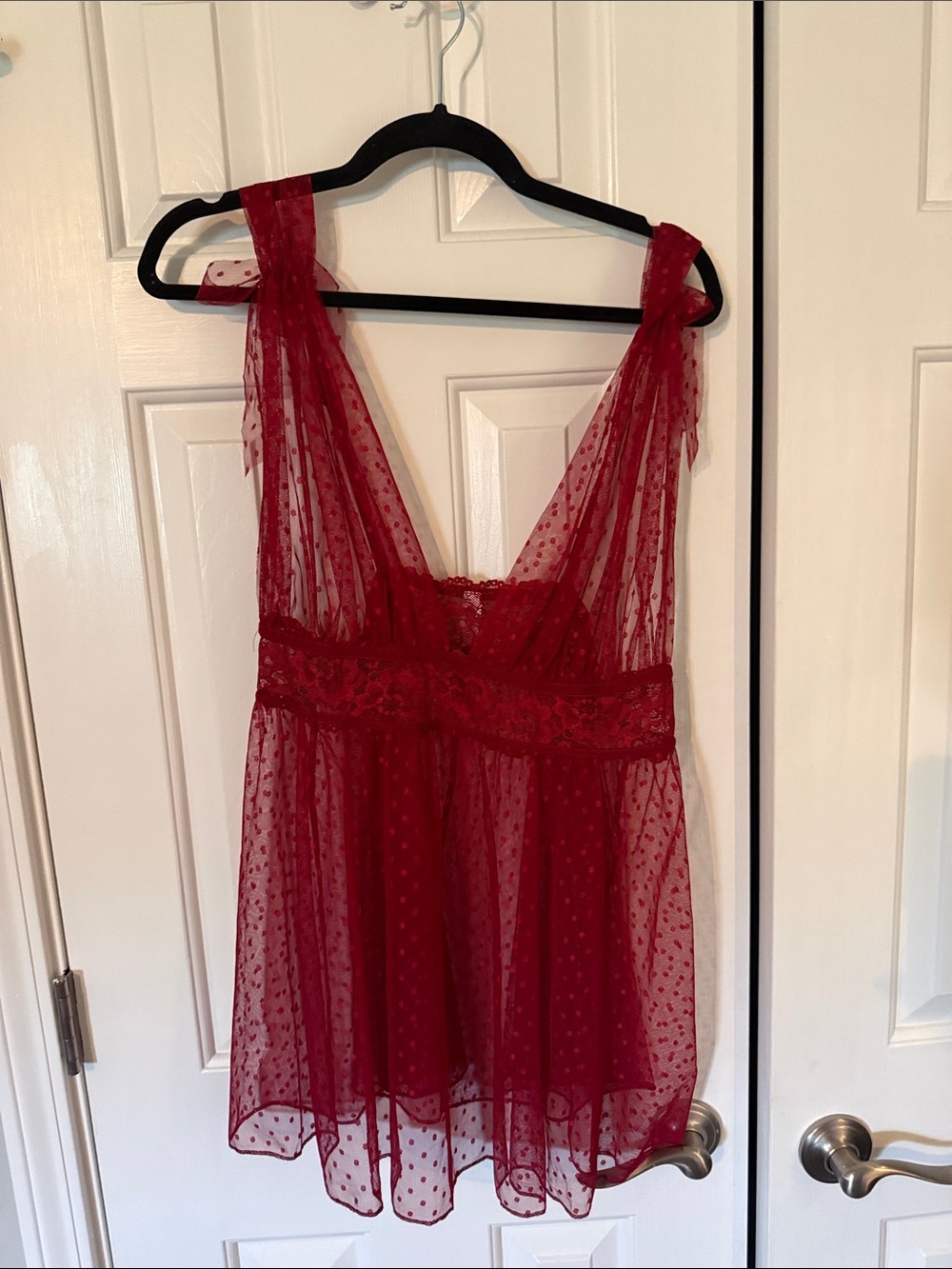 Adore Me Lace Lingerie NWT Red - XL